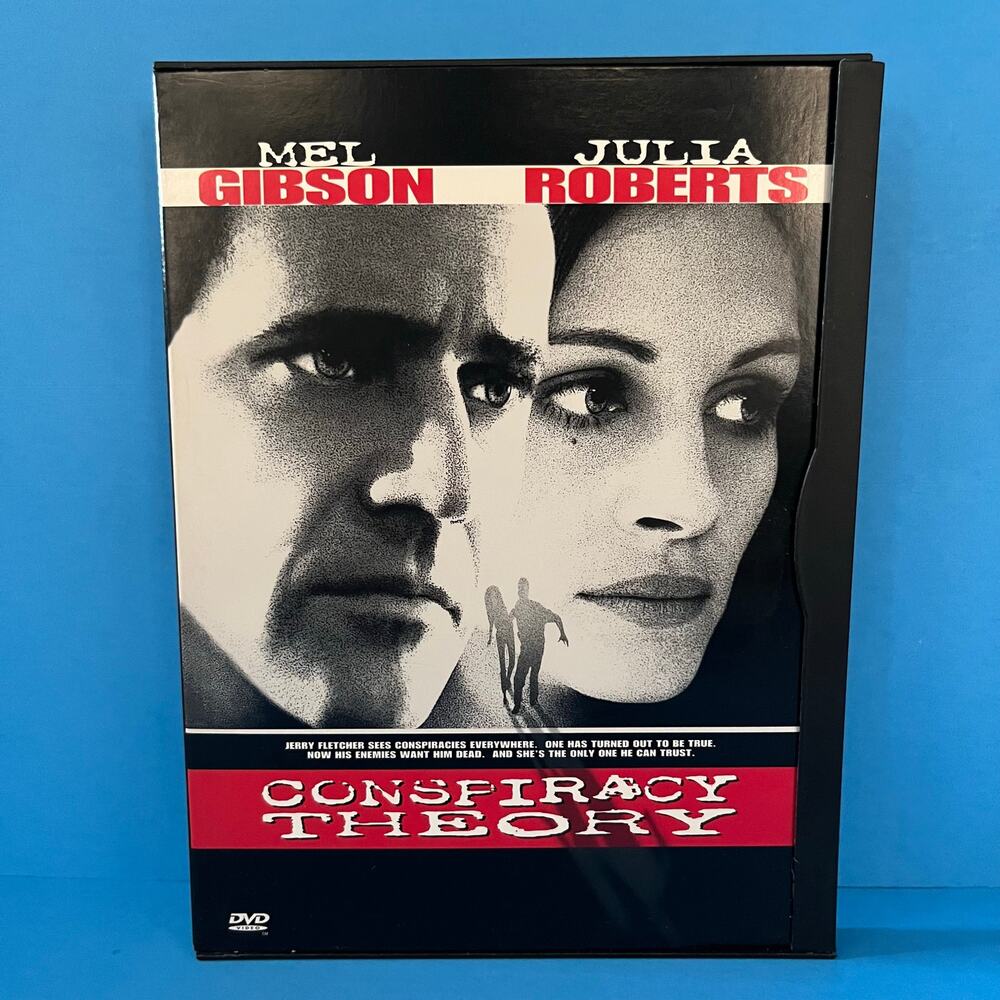 Conspiracy Theory (DVD, 1997) Mel Gibson Julia Roberts – Thriller Suspense